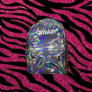 Holographic CryBaby BookBag